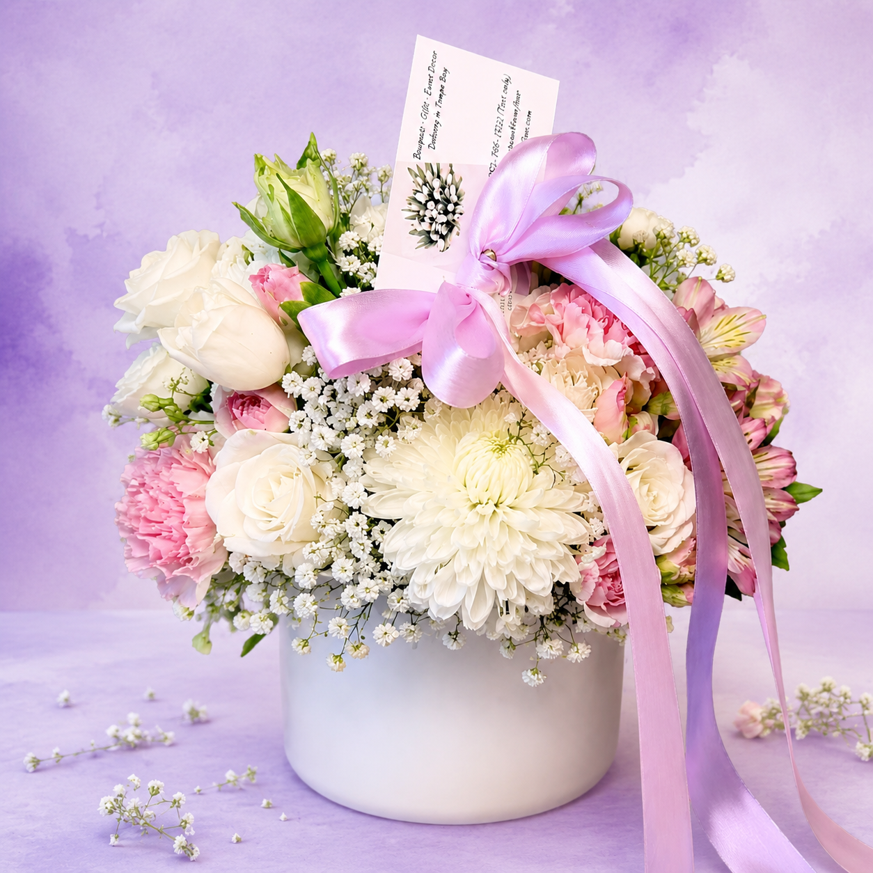 Blush & Bloom Mug Arrangement