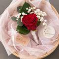 Red Rose Boutonnière