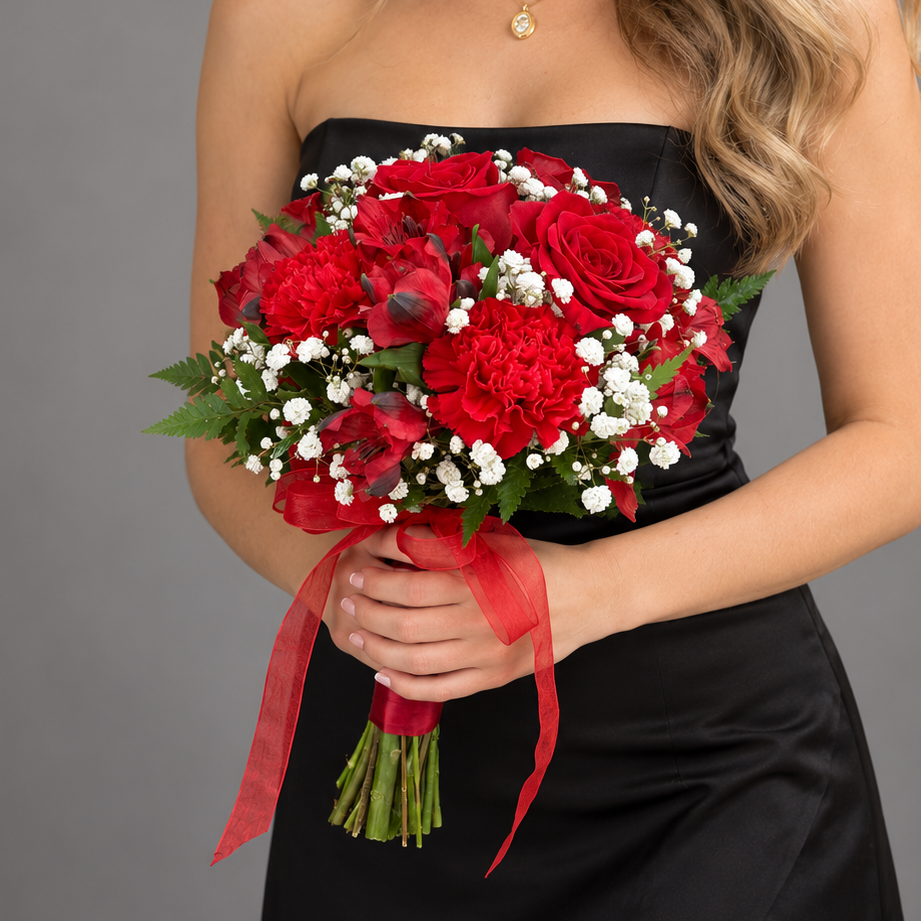 Homecoming Red Rose Bouquet