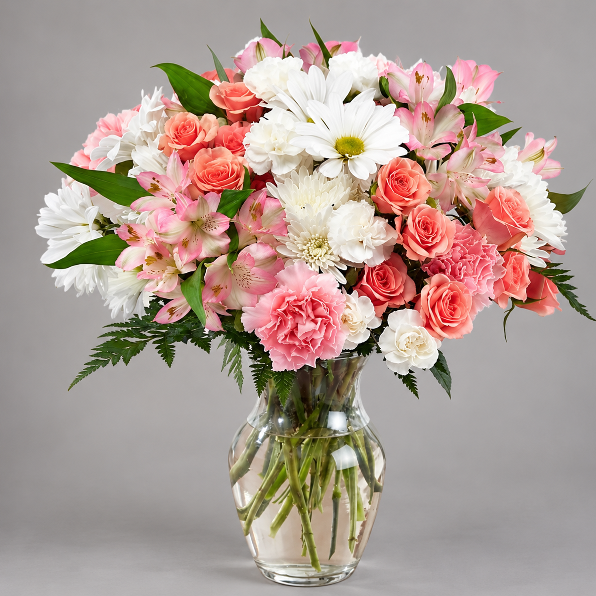 Blushing Garden Elegance Bouquet