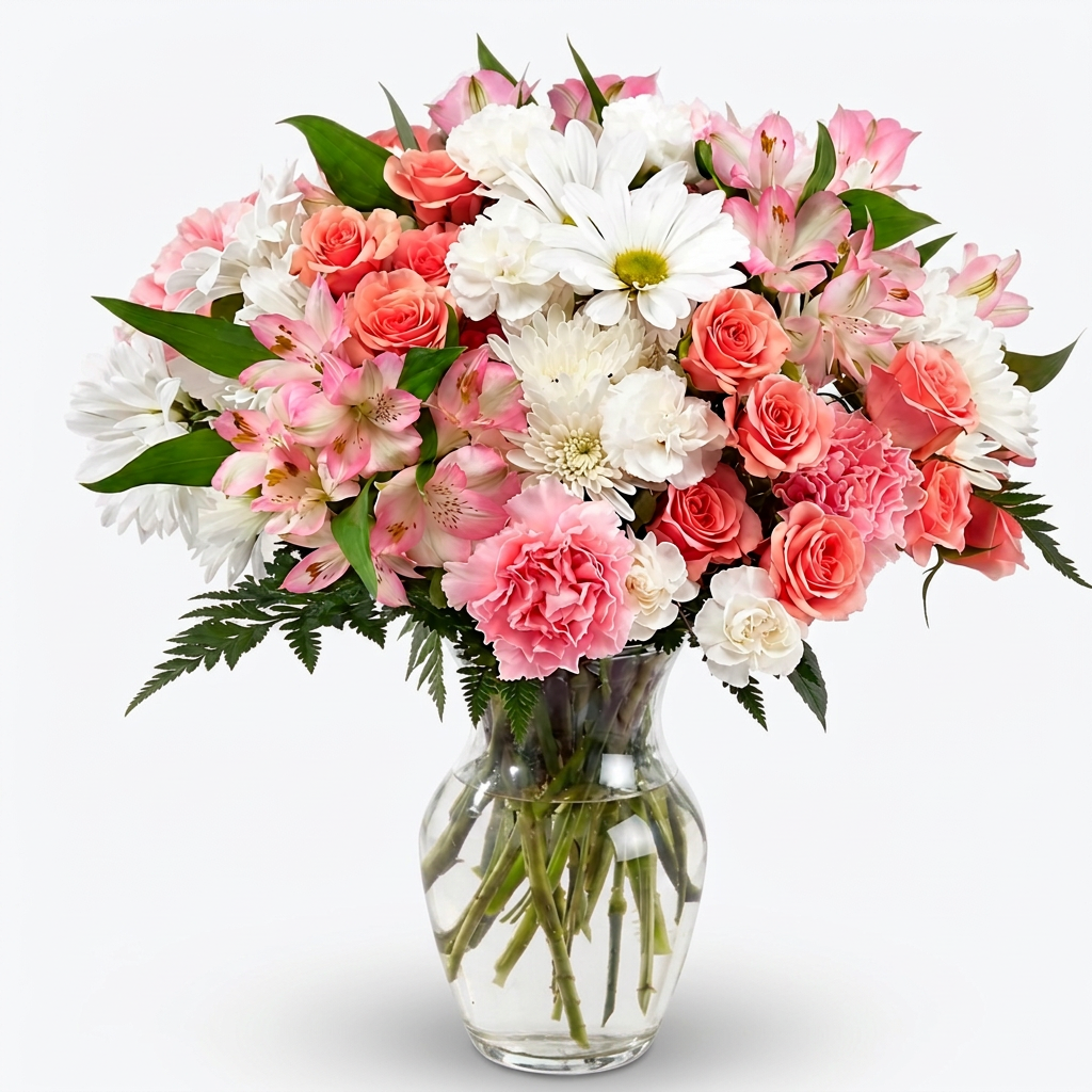Blushing Garden Elegance Bouquet