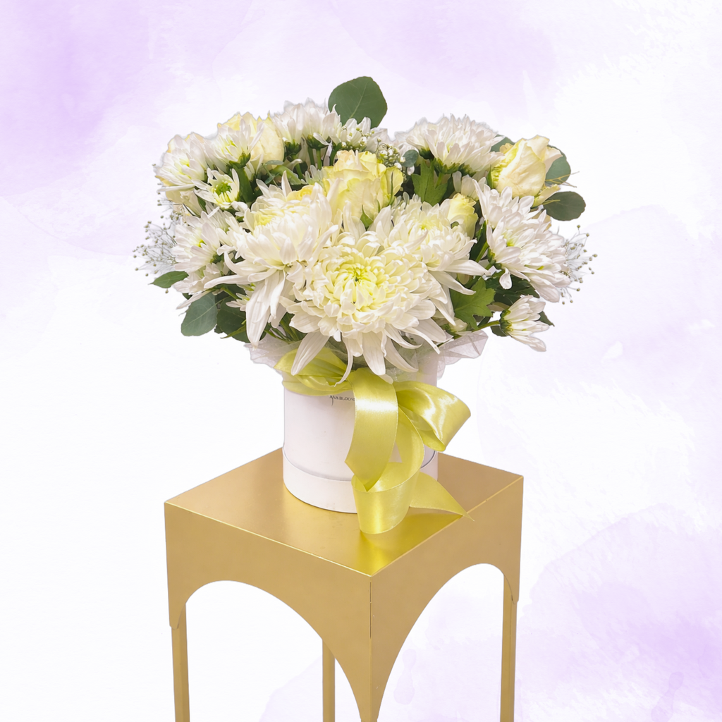 White Elegance Flower Box