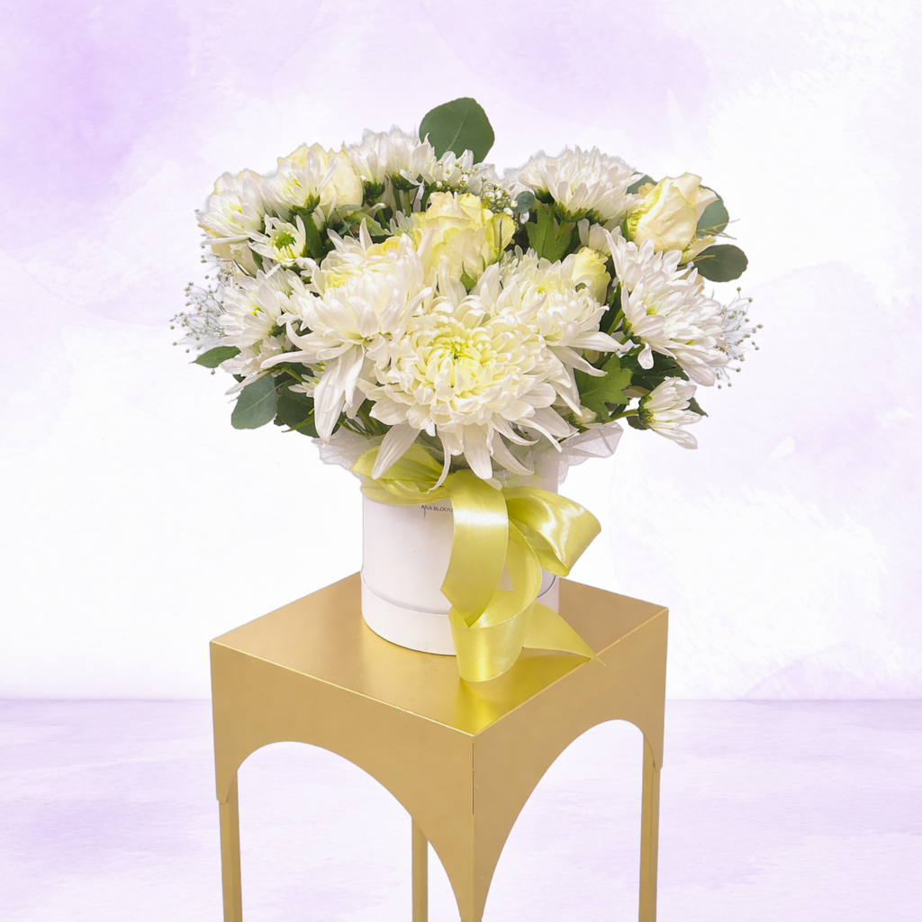 White Elegance Flower Box