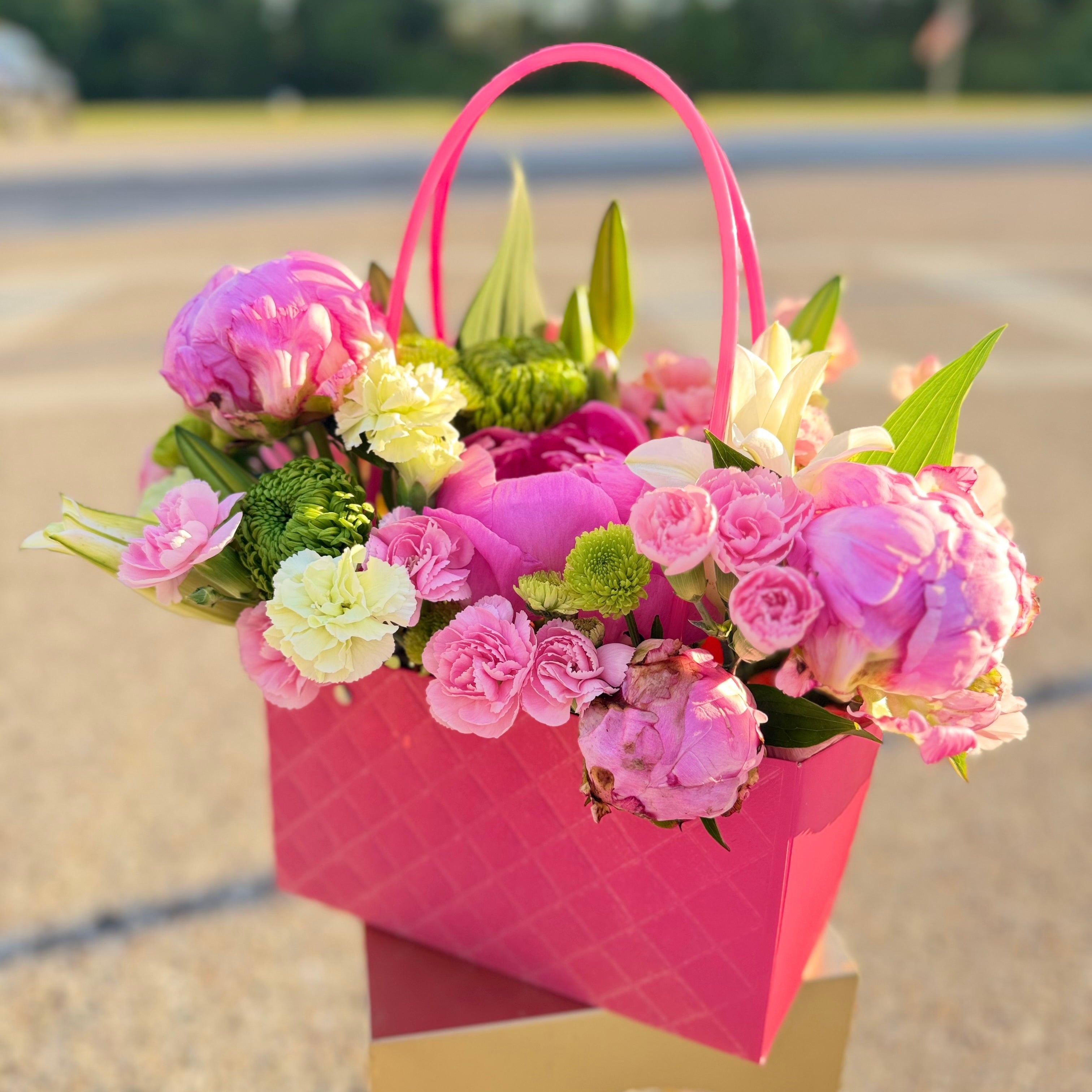 Pink Peony Garden Box