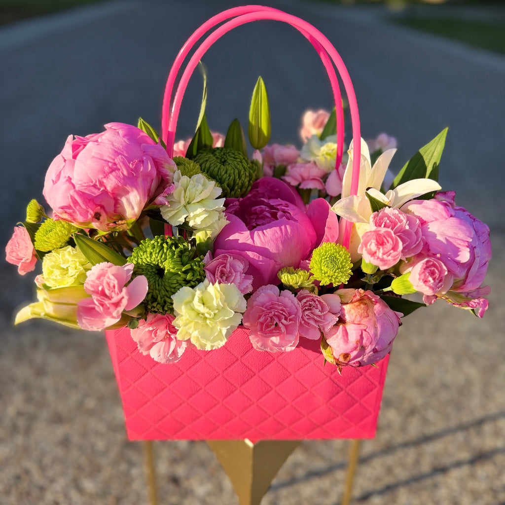 Pink Peony Garden Box