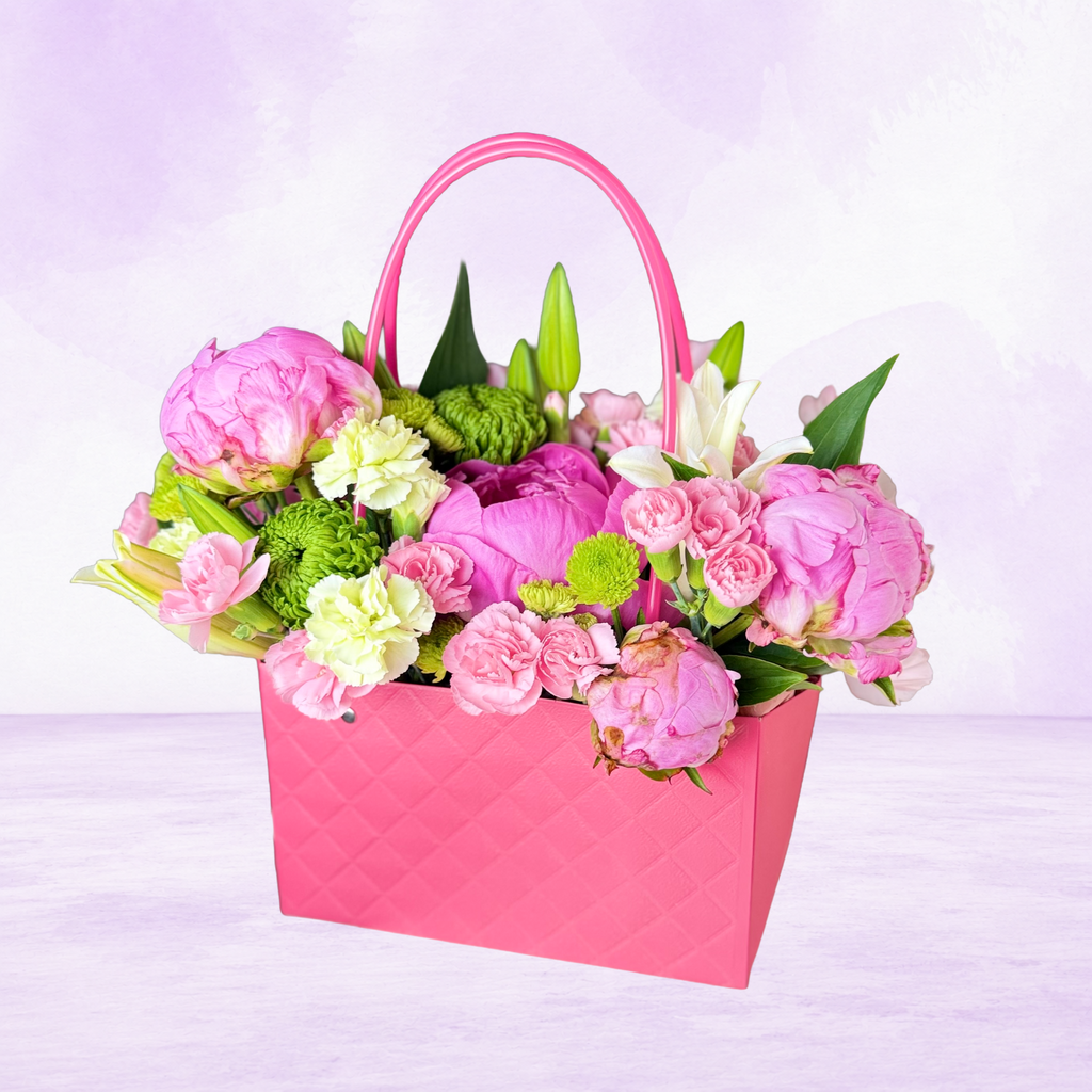 Pink Peony Garden Box
