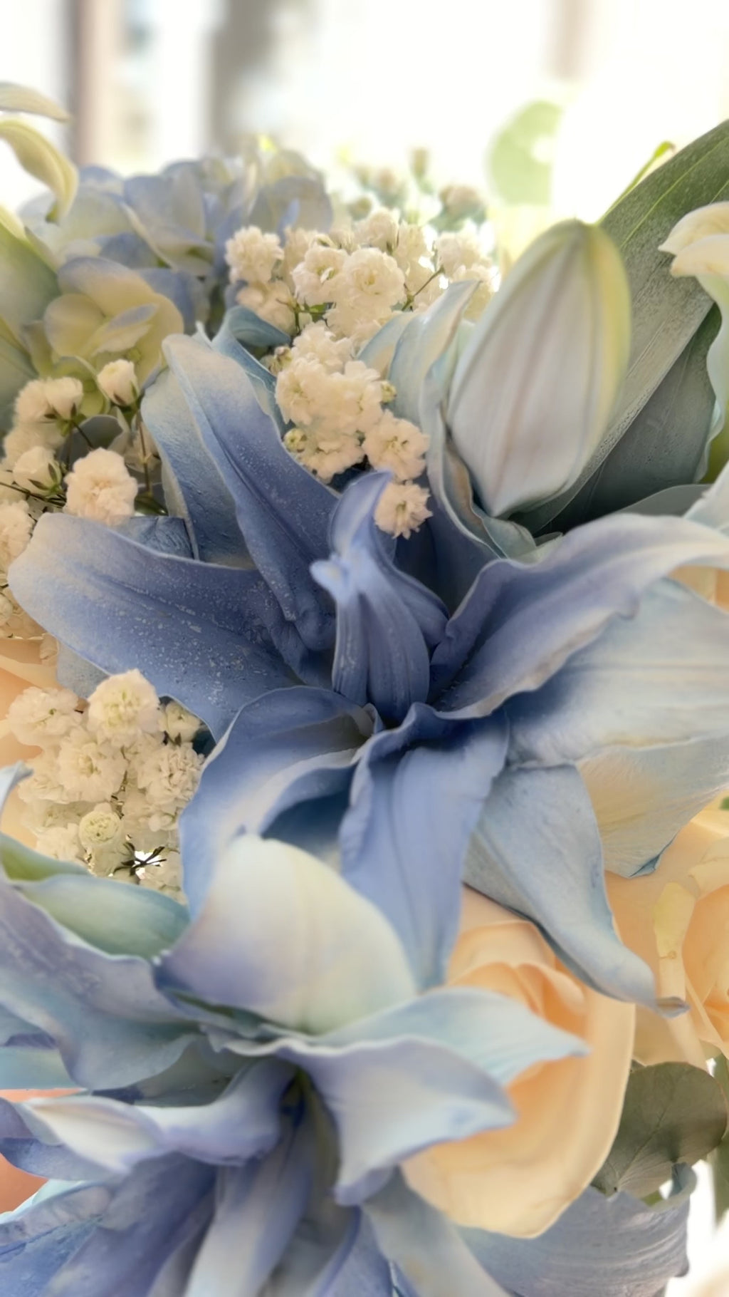 Blue Serenity Bridal Bouquet