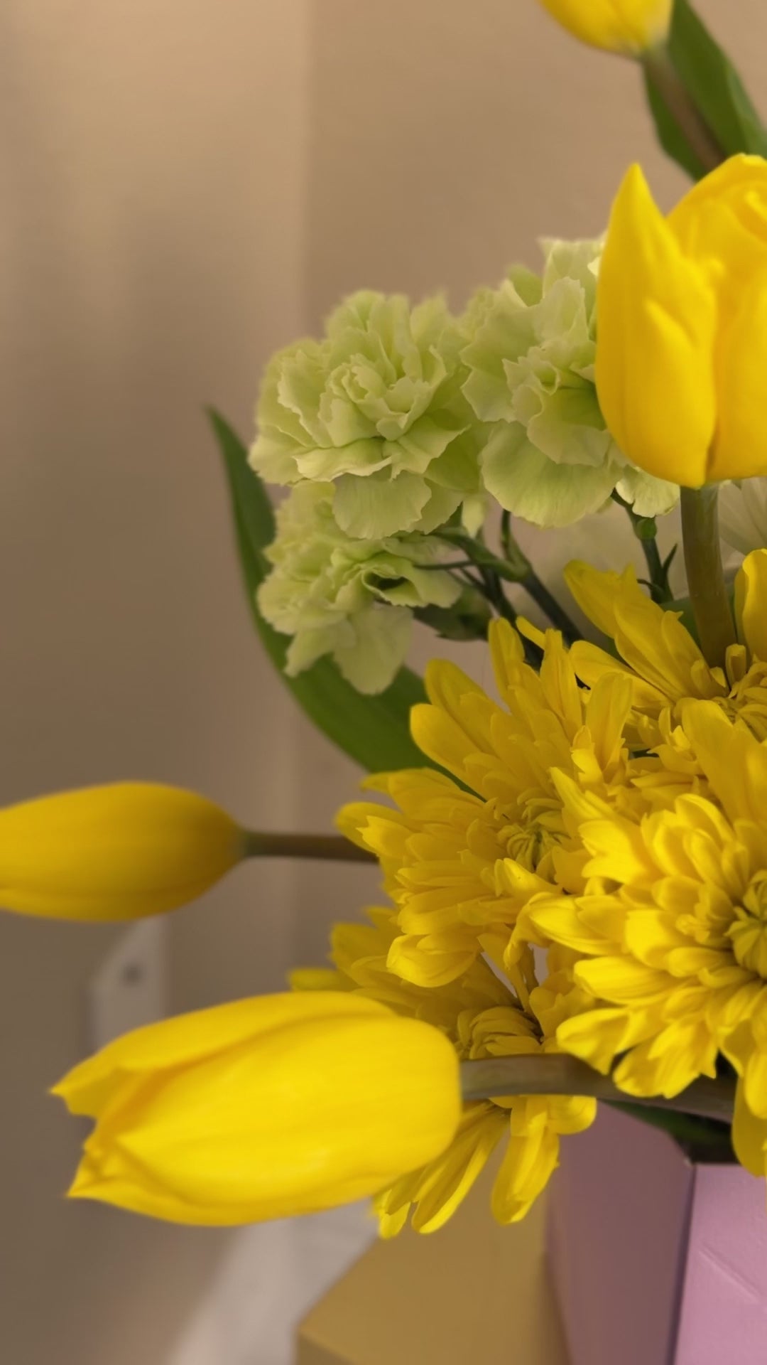 Golden Bloom Basket